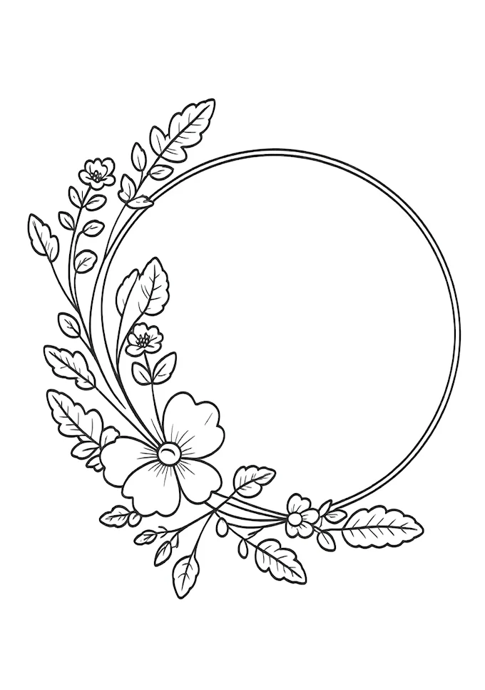 Artistic glass-like design coloring page