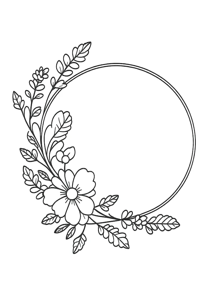 Crystal elements artistic coloring page